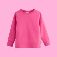 ScandiBugs Own Label Organic Long Sleeve Top - Bubblegum Pink
