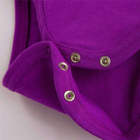 ScandiBugs Own Label Organic Long Sleeve Vest - Perfectly Purple