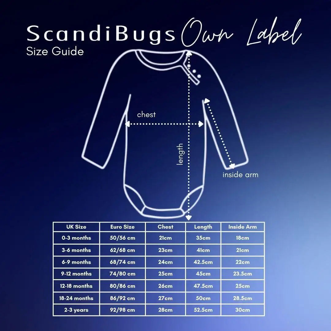 ScandiBugs Own Label Organic Long Sleeve Vest - Tangelo Orange