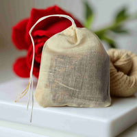 Smoky Rose Wardrobe Sachet with Mineral Salts - Natural Scent Diffuser