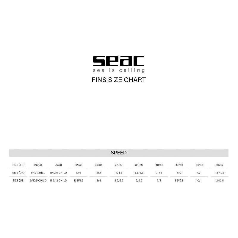 Seac Sub 'Speed' Snorkel Fin