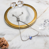 September (Sapphire) Birthstone Bracelet Created with Zircondia® Crystals