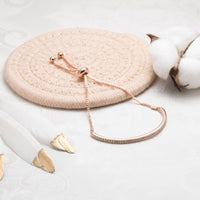 Set of Three Friendship Bracelets Created with Zircondia® Crystals