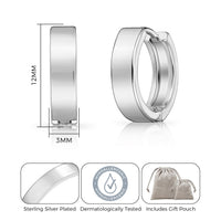 Set of Three Huggie Earrings