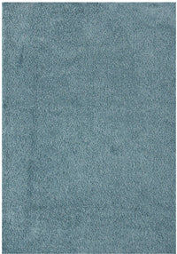 Myshaggy Solid Duck Egg Blue Rug