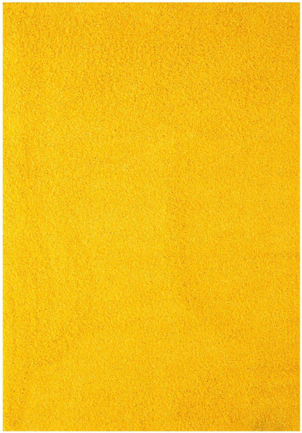 Myshaggy Solid Yellow Rug