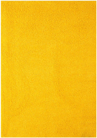 Myshaggy Solid Yellow Rug