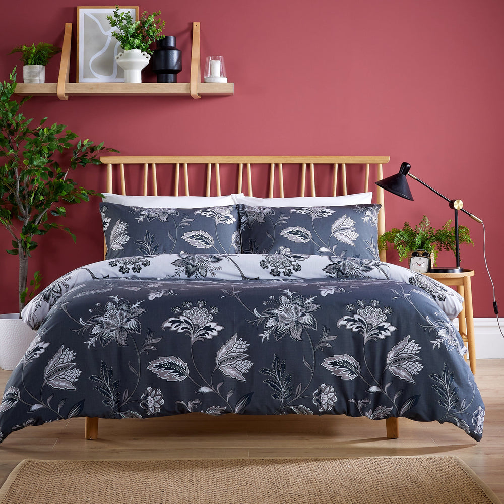 Shimla Duvet Cover Set Easy Care Quilt Covers with Pillowcases Super Soft Reversible Bedding Bed Linen Sets by OLIVIA ROCCO