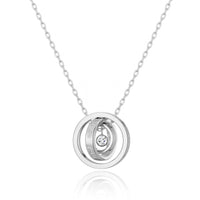 Silver Plated Always My Mother Quote Necklace Created with Zircondia® Crystals