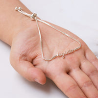 Silver Plated Big Sister Bracelet Created with Zircondia® Crystals