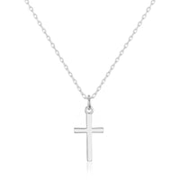 Silver Plated Cross Necklace
