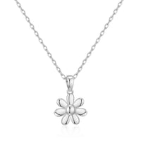 Silver Plated Daisy Necklace