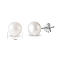 Silver Plated Freshwater Pearl Earrings