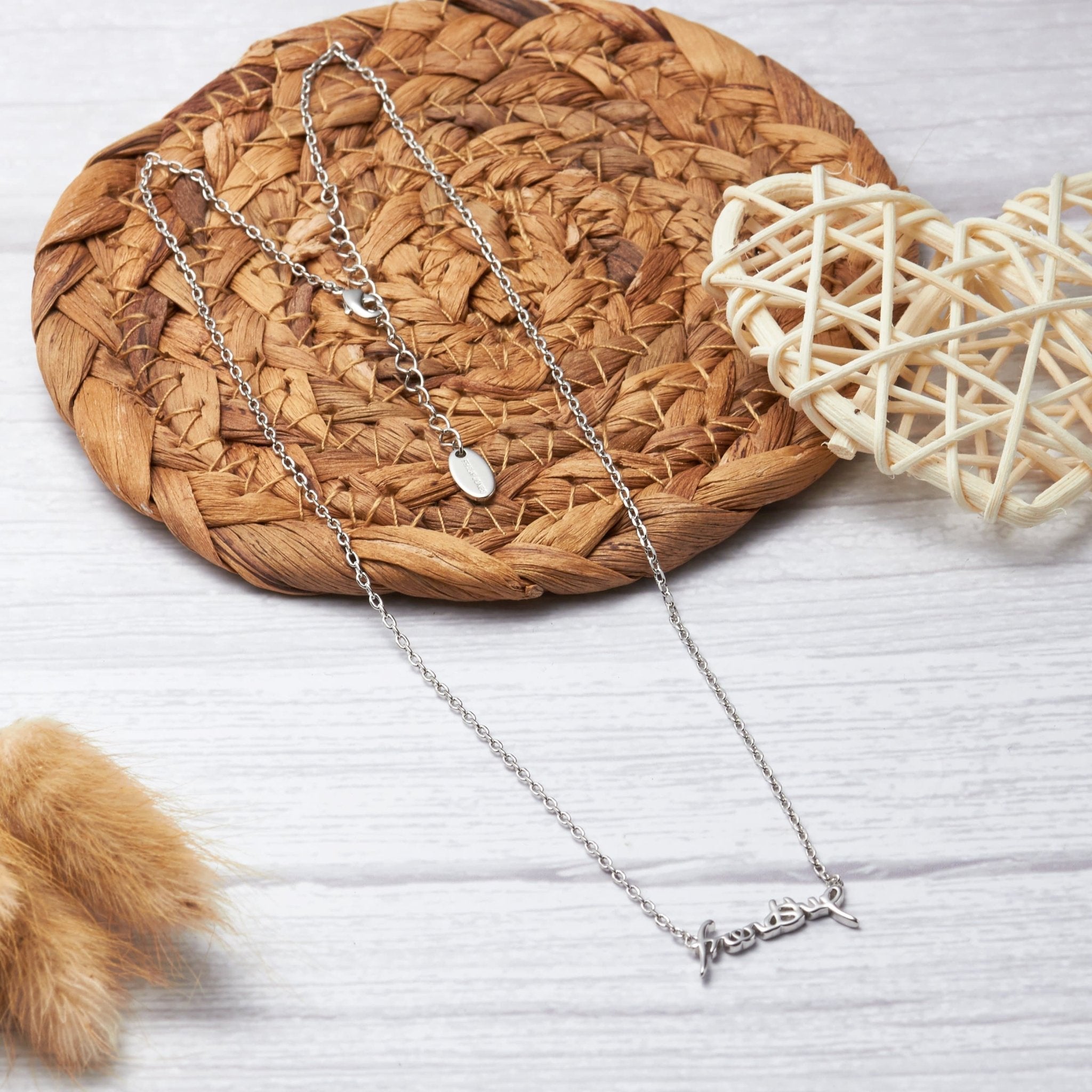 Silver Plated Friendship Necklace