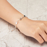 Silver Plated Heart Bracelet