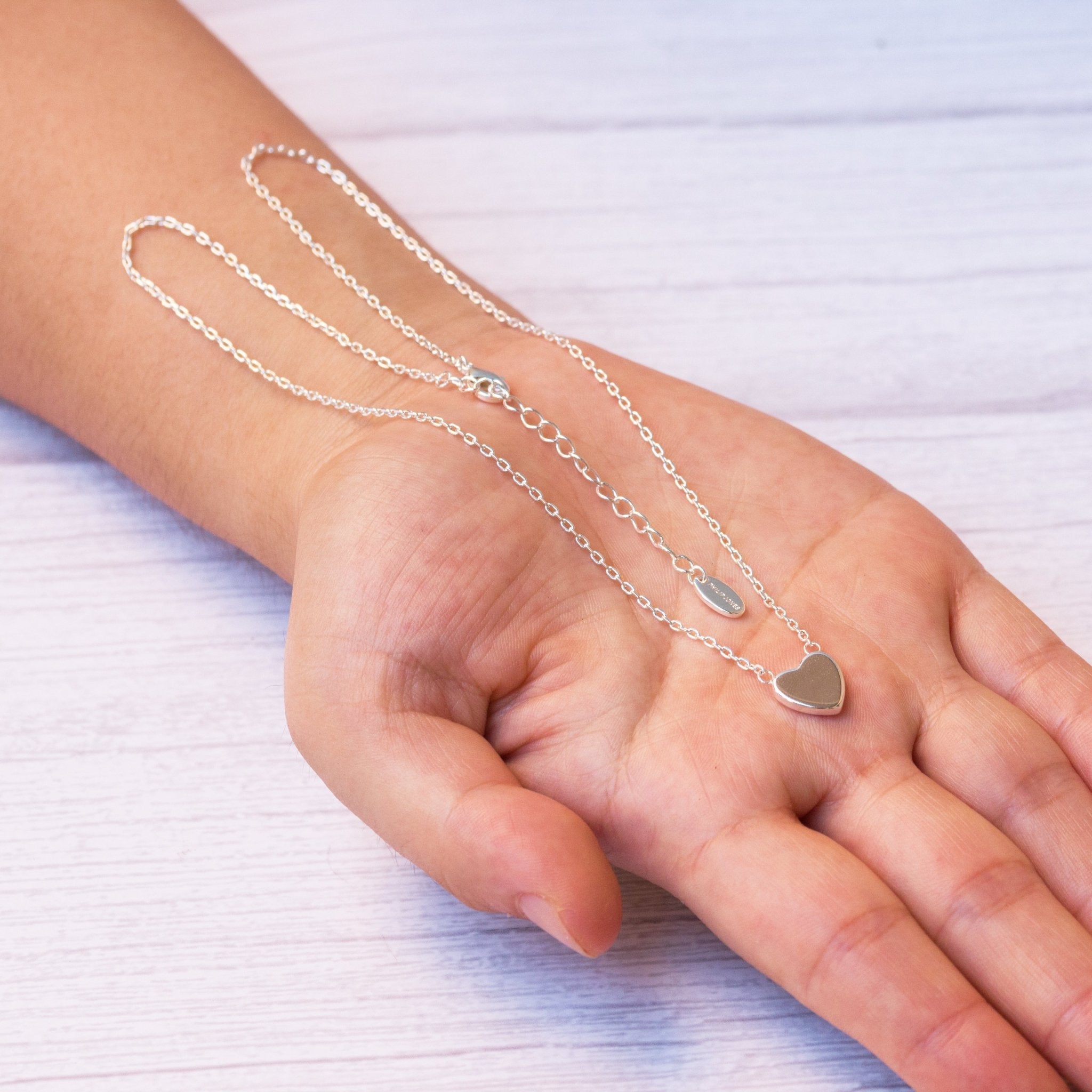 Silver Plated Heart Necklace