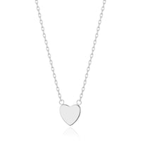 Silver Plated Heart Necklace