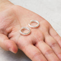 Silver Plated Hoop Earrings