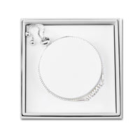 Silver Plated Mum Bracelet Created with Zircondia® Crystals with Gift Box