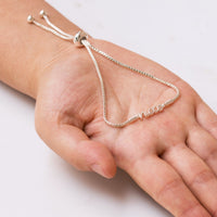 Silver Plated Niece Bracelet Created with Zircondia® Crystals