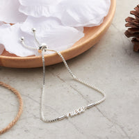 Silver Plated Niece Bracelet Created with Zircondia® Crystals