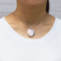 Silver Plated Oval Locket