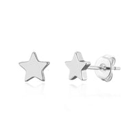 Silver Plated Star Stud Earrings with Quote Card