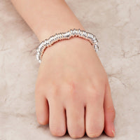 Silver Plated Sweetie Stretch Bracelet