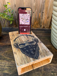 Skull Spruce Acoustic Speaker for Smart Phones