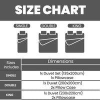 Snowy Reindeers Reversible Duvet Cover Set with Pillowcases Soft Polycotton Quilt Bedding for Year-Round Comfort by OLIVIA ROCCO