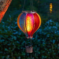 Rainbow Flaming Balloon Hanging Solar Light