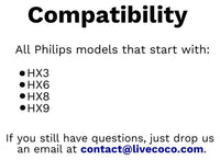 LiveCoco Philips Sonicare compatible Electric Brush Heads
