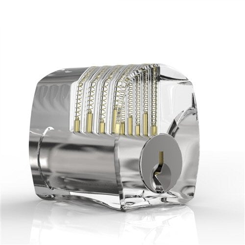 Dangerfield Clear Acrylic Practice Lock - Standard Pins