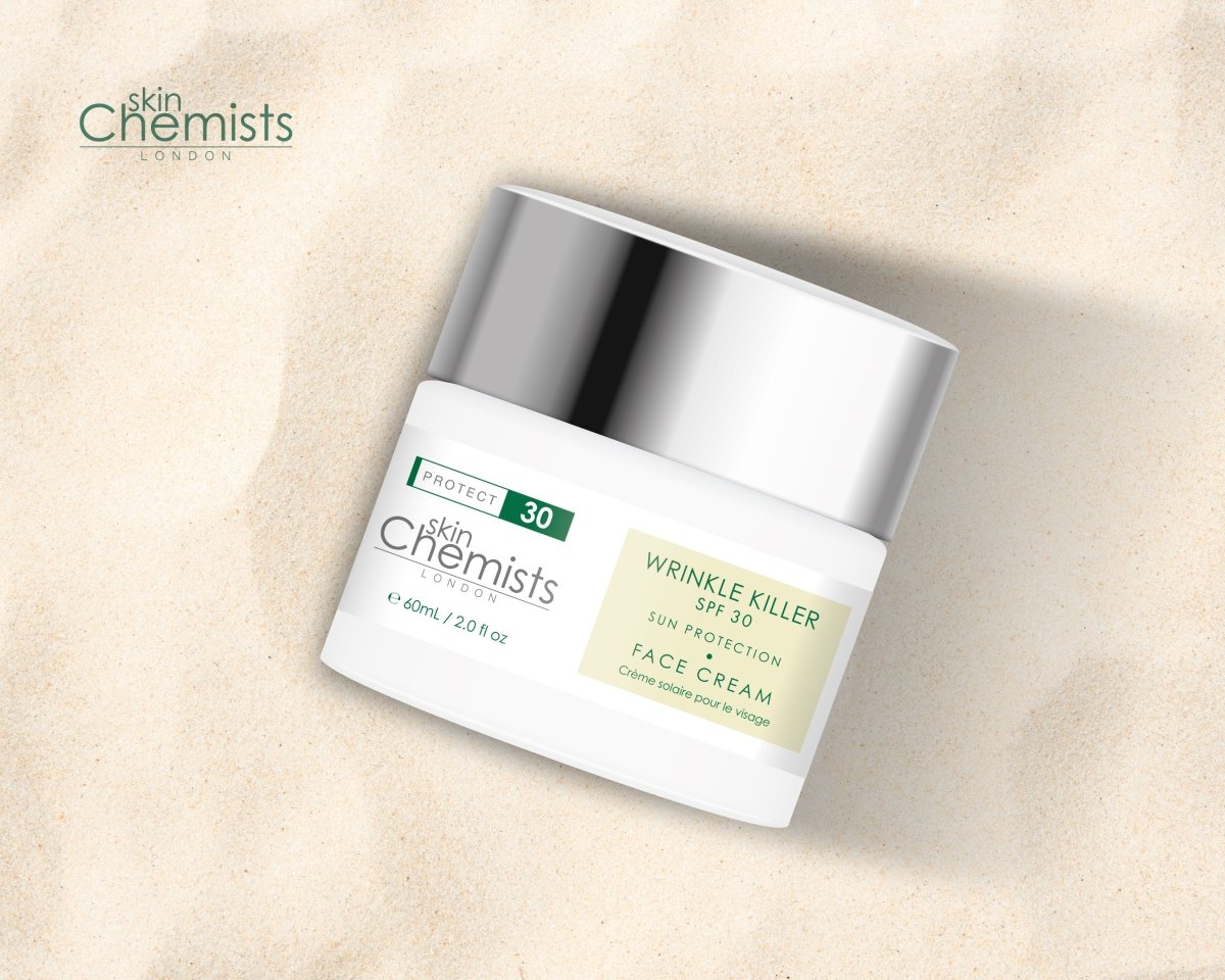 SPF30 Wrinkle Killer Sun Protection Day Moisturiser with Hyaluronic Acid, Antioxidants, & Citric Acid (Hybrid Formula)