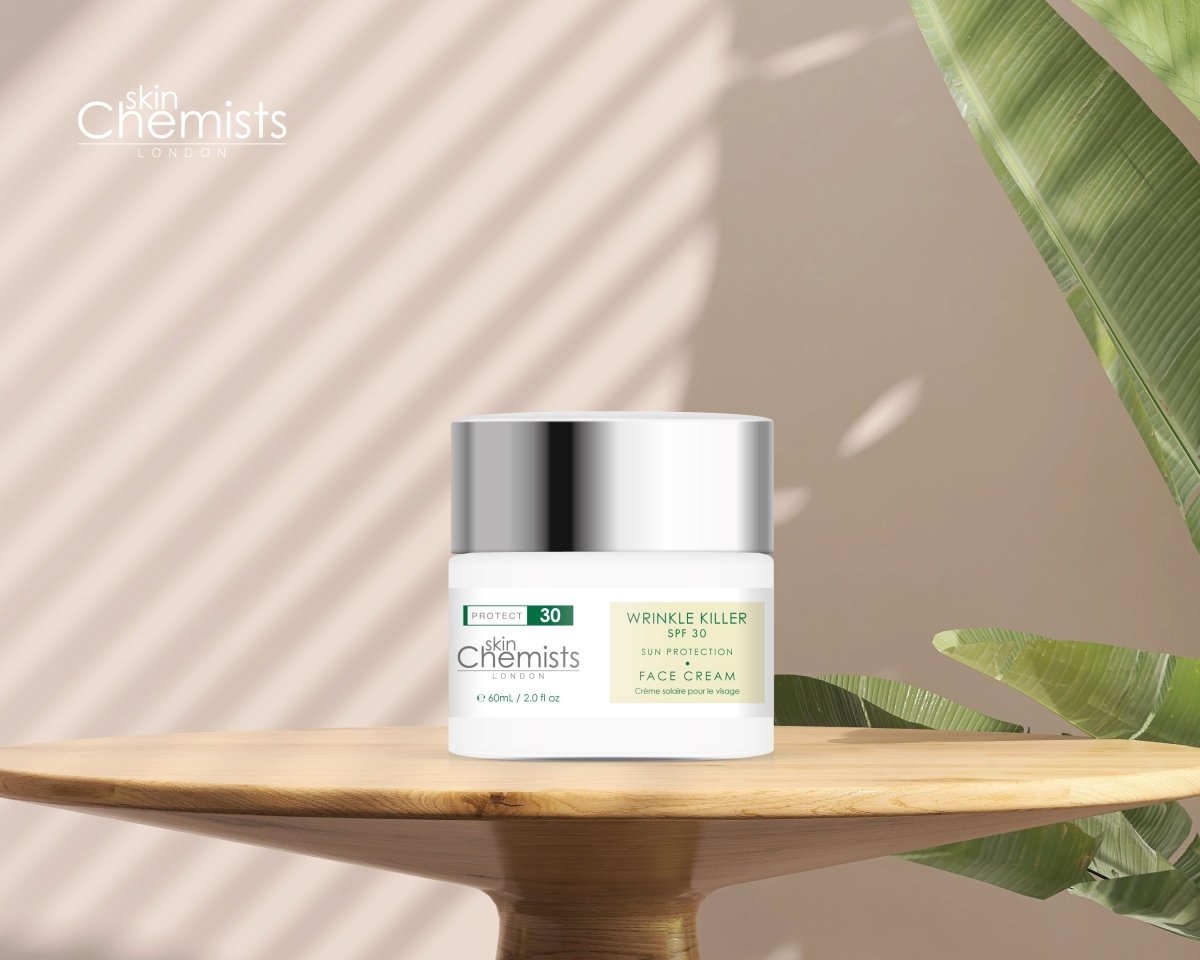 SPF30 Wrinkle Killer Sun Protection Day Moisturiser with Hyaluronic Acid, Antioxidants, & Citric Acid (Hybrid Formula)