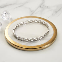 Stainless Steel Infinity Bangle (7 Inch)