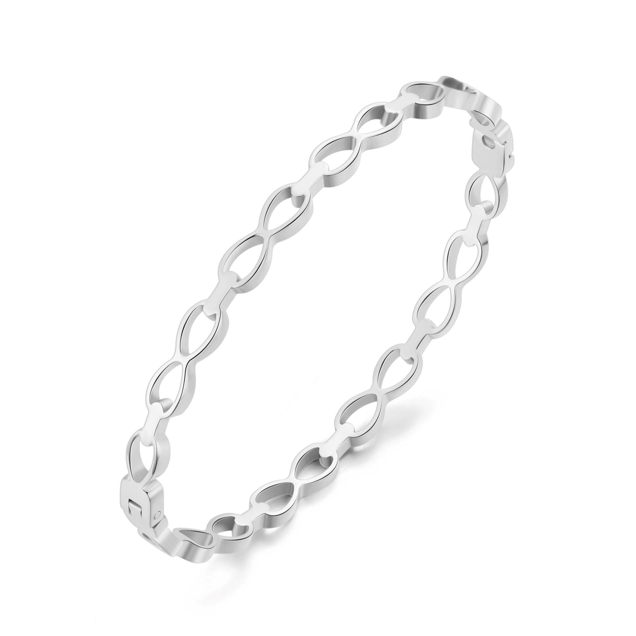Stainless Steel Infinity Bangle - Timeless Elegance and Style – Savvy+