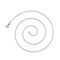 Sterling Silver 16" 18" 20" Inch 1.2mm Fine Italian Curb Chain Necklace