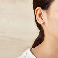 Sterling Silver 3 Pack of 4, 5, and 6mm Earrings Created with Zircondia® Crystals