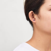 Sterling Silver Amethyst Gemstone Earrings