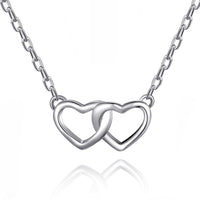 Sterling Silver Nan Quote Heart Link Necklace