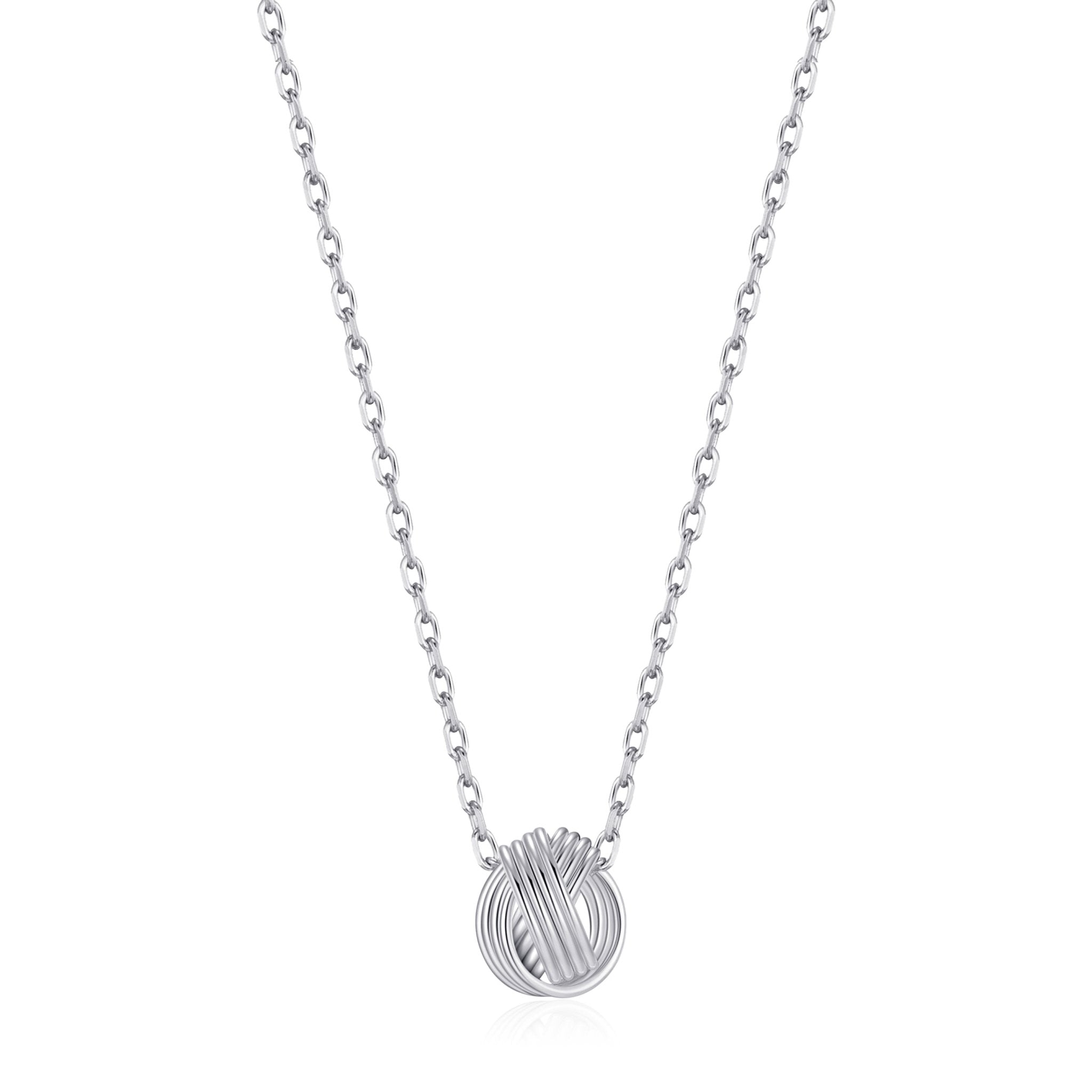 Sterling Silver Knot Necklace