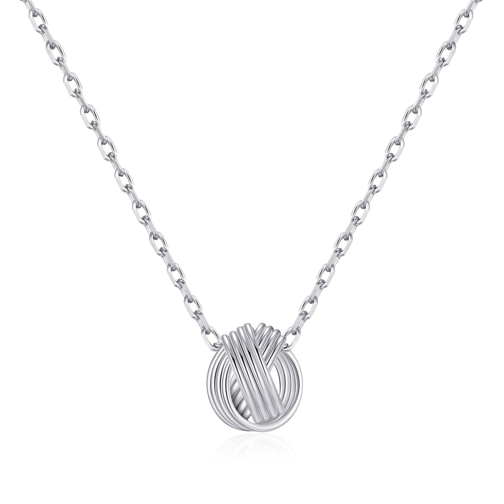 Sterling Silver Knot Necklace