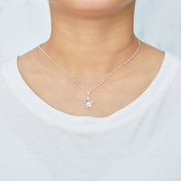 Sterling Silver Aurora Borealis Star Set Created with Zircondia® Crystals