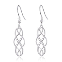 Sterling Silver Celtic Drop Earrings