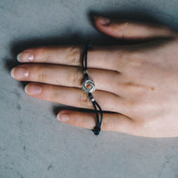 Sterling Silver Corded Knot Bracelet