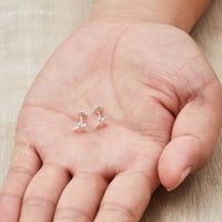 Sterling Silver Cross Earrings