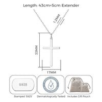 Sterling Silver Cross Pendant Necklace