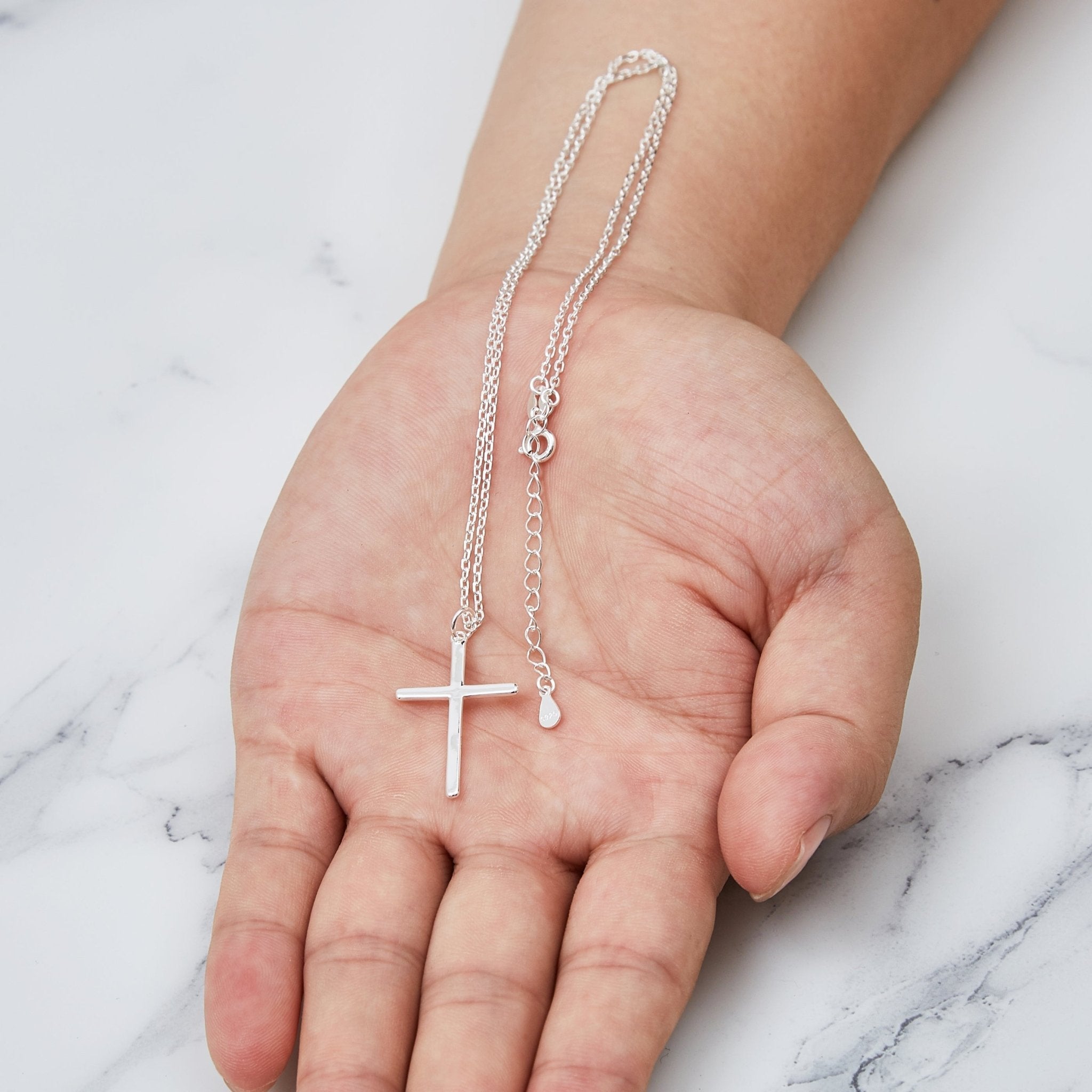 Sterling Silver Cross Pendant Necklace