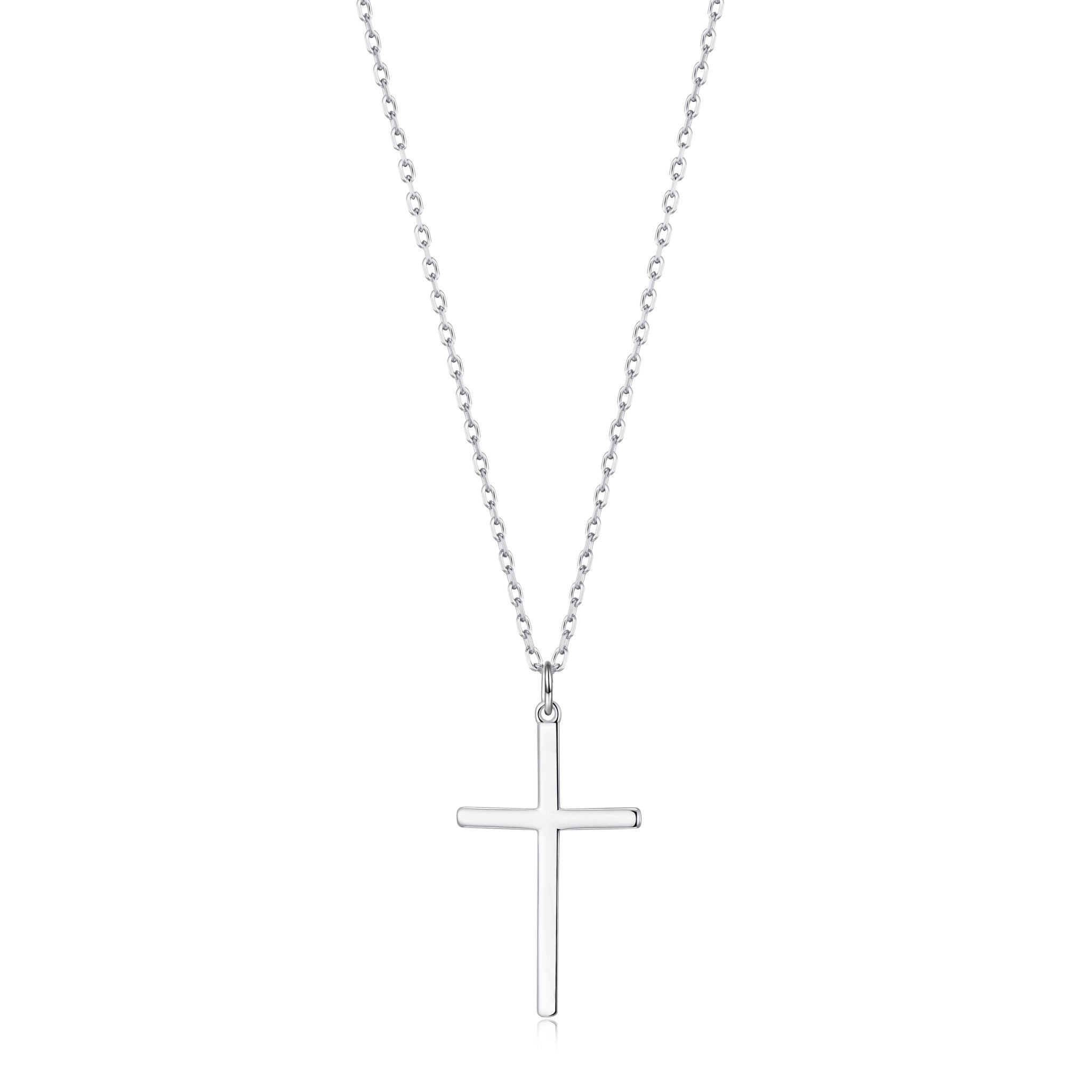 Sterling Silver Cross Pendant Necklace